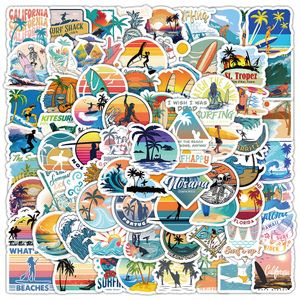 103 stks vakantie reis sport surfen strand graffiti Waterdichte PVC Stickers Pack Voor Koelkast Auto Koffer Laptop Notebook Cup Telefoon Bureau Fiets Skateboard Case.