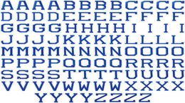 104 stuks opstrijkbare letterpatches alfabet appliquépatches of opnaaiapplicaties9590441