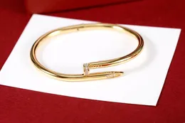 1040 Smalle versie armband enkele rij halve diamant veelkleurig goud zilver roségouden armband mode temperament veelzijdige band diamant vakantiecadeau