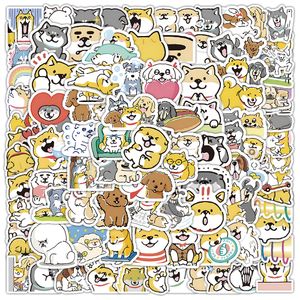 104 STKS Shiba Inu schattige hond dier cartoon graffiti Waterdichte PVC Stickers Pack Voor Koelkast Auto Koffer Laptop Notebook Cup Telefoon Bureau Fiets Skateboard Case.