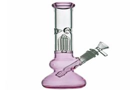 105 pouces verre eau bong rose dab plate-forme pétrolière barboteur grand bécher épais bong conduite d'eau en verre avec bol de tige inférieure de 14mm 17947060506