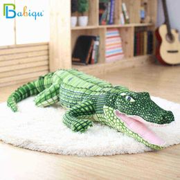 105165Cm Câlin Animal Vie Réelle Alligator Câlin Simulation Crocodile Poupées Kawaii Coussin Ceative Pour Ldren Cadeaux De Noël J220729