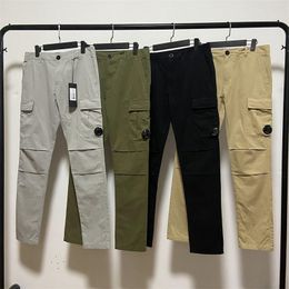 1052023 plus récent vêtement teint Cargo pantalon une lentille poche pantalon extérieur hommes tactique pantalon survêtement ample taille M-XXL CCP