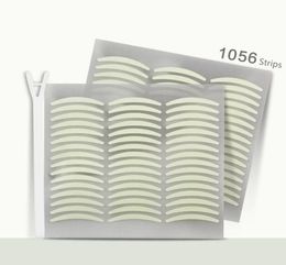 1056StripSset Soelid Tape Autocollant Riche à cils invisibles doubles paupières Coller des autocollants de maquillage pour les yeux auto-adadhésifs transparents 1157134142