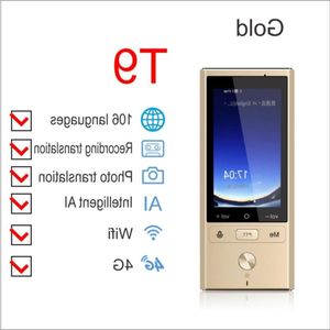 Freeshipping 106 Taalvertaling T9 Vertaler Ondersteunt 8 Landen Offline 4G WIFI Intelligente Voice Photo Translation Machine de Pmpk