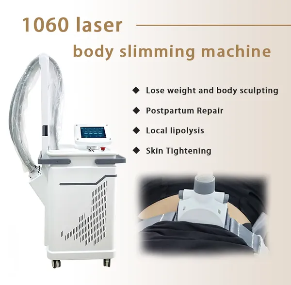 Máquina para adelgazar corporal de 1060nm, equipo de salón de belleza para pérdida de peso, bolismo de células grasas trituradas