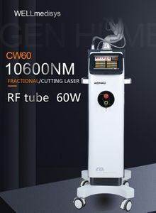 1060nm CO2 Fractional Laser Resurfaçage de la peau Vergetures Élimination des cicatrices cutanées Supprimer la machine de serrage vaginal avec une machine de beauté à émetteur laser cohérent