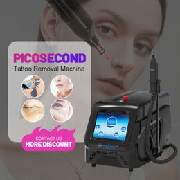 1064 nm 755nm 532nm Q commuté Nd Yag Pico Laser Machine de détatouage picoseconde dissolvant de tatouage pour le traitement de la pigmentation élimination des pigments de taches de rousseur