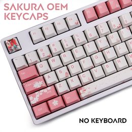 108 toetsen PBT KeyCaps OEM Profiel Japans KeyCap Dye-Sub Engels voor mechanisch toetsenbord YD60M/XD64/GK61/TADA68