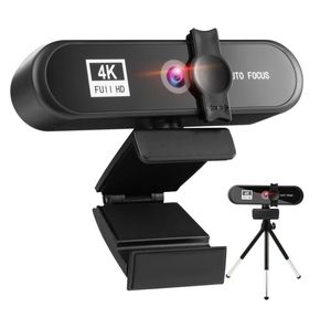 1080P 2K 4K conférence PC Webcam mise au point automatique USB Web caméra ordinateur portable de bureau pour bureau réunion maison avec micro HD avec trépied