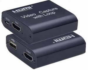 Carte de Capture vidéo 1080P 4K compatible HDMI avec USB 2.0, pour enregistrement de jeu, diffusion en direct, diffusion TV en boucle locale, enseignement, vidéoconférence