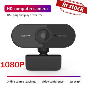 1080P 720P Webcam HD Camera Web Cam Autofocus Ingebouwde microfoon voor computer PC Laptop Tab Conferentie Webcast Drop Ship