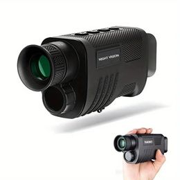 1080P digitale nachtkijker, 1,54-inch TFT-scherm Infrarood monoculaire telescoop voor 100% duisternis met 8x zoom 2200mAh