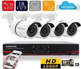 1080p Full HD AHDH 8CH DVR 4PCS 20MP Sony 1080p Bullet Security Camera Vision Night Vision Outdoor Home Surveillance System4613754