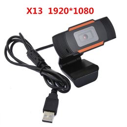 1080p Full HD Webcam USB Geen stuurprogramma Streaming webcamera voor computer PC Laptop 20x ingebouwde geluidsabsorberende microfoon Allerlei Model