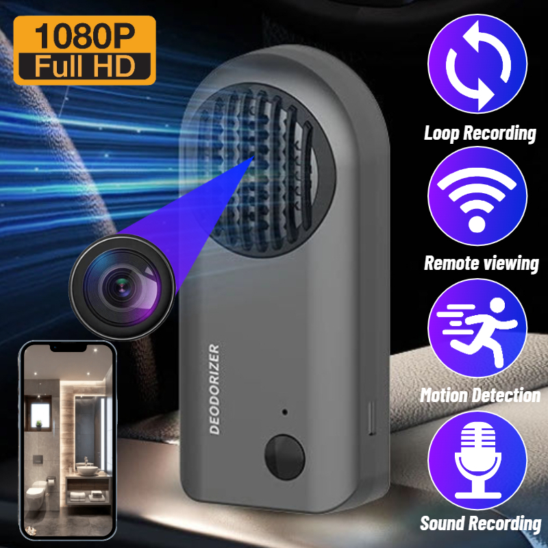 1080P Full HD WIFI Mini Camera USB Oplaadbare Draagbare Auto Luchtreiniger Camera Formaldehyde Rook Eliminator Draagbare Luchtreiniger Camera
