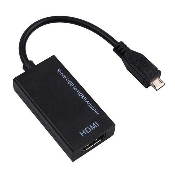 Adaptateurs HDTV HD 1080P Micro USB vers HDMI, câble adaptateur femelle compatible pour appareil MHL Samsung Galaxy HUAWEI