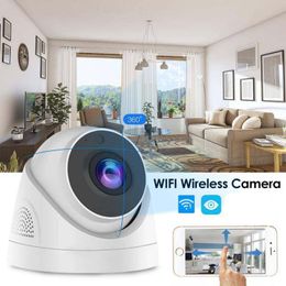 Cámara IP de 1080P, cámara de videovigilancia Wifi CCTV HD, visión nocturna, Audio bidireccional en la nube, cámara inteligente para el hogar, compatible con tarjeta TF de 32G