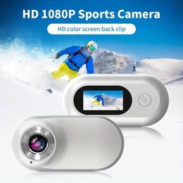 1080P magnetische duimcamera Mini-sportcamera Ideaal voor fietsen, reizen, sporten, vloggen, met draagbare actiecamera Video DVR