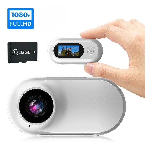 1080p Mini cámara de acción al aire libre Video de cámara de bolsillo portátil DVR Sport DV Bike Motorcycle Dash para la bicicleta del automóvil 240407