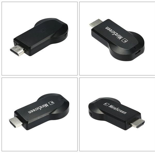 1080P MX Mirascreen TV Stick Dongle inalámbrico WiFi pantalla Airplay Miracast receptor DLNA Media Video Streamer