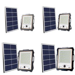 1080P lumières d'inondation solaires WiFi caméra de sécurité projecteur de jardin extérieur PIR étanche IP66 avec carte SD 32G 100W 200W-300W-400W usalight