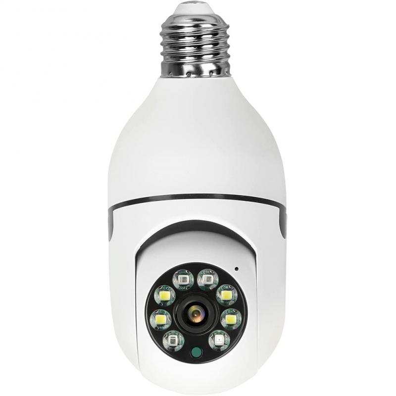 1080P Wifi Caméra Intérieure E27 Ampoule Sécurité Intelligente Mini Surveillance IP Sans Fil 360 CCTV Bébé Moniteur Auto Track Smart Home