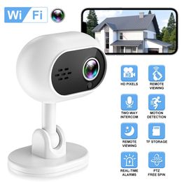 Caméra d'interphone vocal Ip Wifi 1080P, caméra d'action de sécurité intérieure, moniteur pour bébé, dispositif de Vision nocturne, Mini Surveillance vidéo