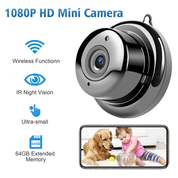 1080P WiFi Mini caméra caméra vidéo caméscope sans fil Version nocturne détection de mouvement pour caméra de Surveillance de sécurité à domicile