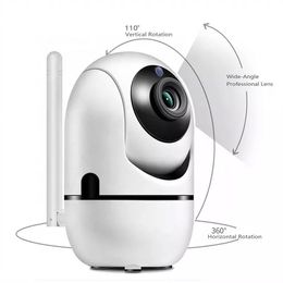 Caméra IP sans fil 1080P Wifi 360 CCTV caméra Mini caméra de Surveillance vidéo pour animaux de compagnie avec Wifi bébé moniteur 2MP maison intelligente