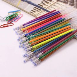 108 pz/set 0.5mm 36 Colori Fluorescente Notebook Arcobaleno Pen Core Flash Ricarica Neutro Matita Disegno Scuola Forniture Per Ufficio