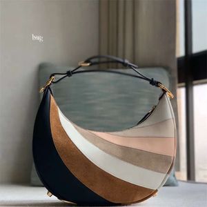 10A 1: 1 SAG de créateurs de qualité authentique sac en cuir axillaire designers de luxe sacs Hobo 29 cm Crescent Crossbody Sac Lady Sacs d'épaule avec sacs à main