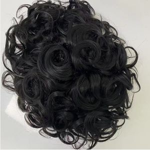 10a 19 mm losgolf mono toupee Indian Remy Human Hair Vervanging Zwarte kleuren Heren Toupee voor Afro -Amerikanen Fast Express -levering