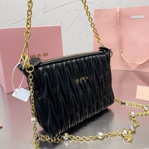 10A 2024 Sac de designer Wander de haute qualité Sac à bandoulière Wander Matelasse Arcadie Sac plissé Luxe Sac à bandoulière Sac à bandoulière Cluth Mode Femme Sac mm