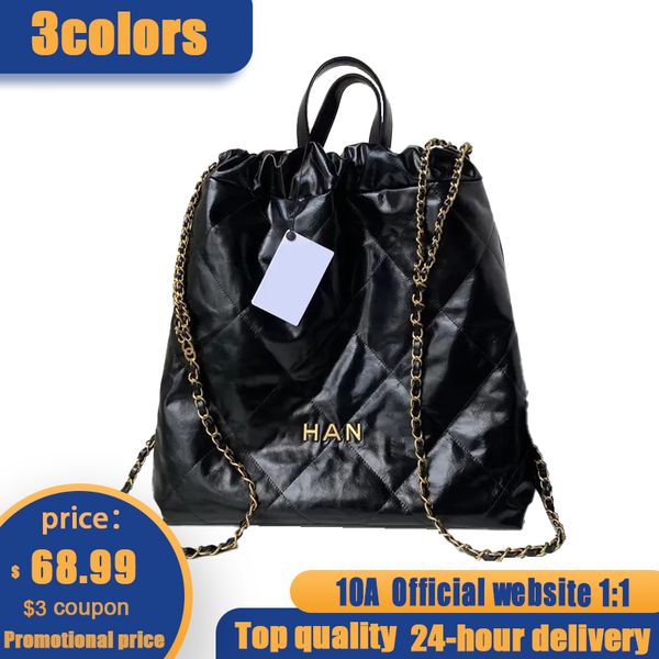 10a 22 Bolso de equipaje de lidera de lujo CC Bolsa de mochila Bolsa de embrague de embrague de embrague de embrague Bolso de cuero genuino Bolsa Cross Cross Cross Men hombro de gran capacidad Capacidad