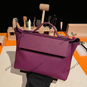 10a 2424 Mini Dames Schouder ECHTE FASHOUD BOUIKE TAK RANT TOTE TOESE TUNDE TOP Kwaliteit Handtas Alle handgemaakte luxe Tote Bag Classic Designer Bag Origineel Togo Leather 21