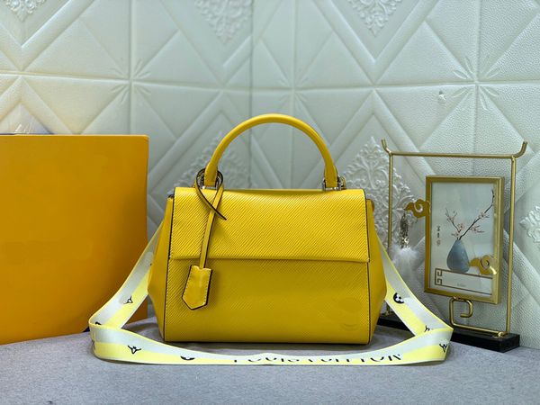 10A 24SS Nouveaux sacs de créateurs de haute qualité 3 tailles Sacs à bandoulière en cuir souple Mini femmes jaune sac à main bandoulière luxe fourre-tout mode shopping sac à main cartables sac