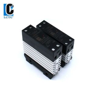 10A 25A 40A 50A 60A 80A Single Phase Slim SSR Solid State Relay met koellichaam Industrial Relay Din Rail Mount