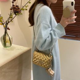 Mirror Quality Designer Classic Fap 19.5cm 24c Star Coin 10A Sacs Purse Femme Femme Hands Sac à main Caviar Cropbody épaule Real Cuir avec boîte C123