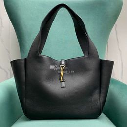 10A BEA Einkaufstasche, Designer-Tasche, genarbtes Rindsleder, große Kapazität, Damen-Umhängetasche, Hobo-Umhängetasche, schwarze Geldbörse, luxuriöse Einkaufstaschen