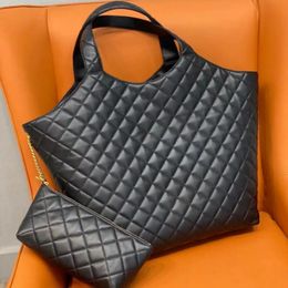 Bag de bolsas de bolsas Icare Maxi Bag Designer Luxury Sheepsking Bags Composite Bolsos de gran capacidad Bag de compras Black Lambbs Bags Bags Bags Adjuntos Mini Billetera