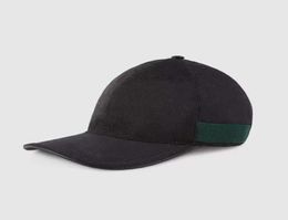 10A zwart wit canvas rood groen web ball cap met doos stofzak mode dames zonnehoed klassieke topkwaliteit emmer hoed voor mannen 426887128761