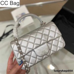 10A CC Bag Hand Flap Bag Classic Top Caviar Grain Cowhide Leather Quilted Plaid Weave Chain Gold Hardware Schouder Messenger Bag Luxe Designer Mode Handtas