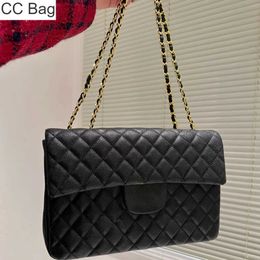 10A CC Bag ss French bag clássico feminino gigante caviar preto aba Matelasse acolchoado sacos de ouro corrente de hardware bolsas crossbody grandes bolsas de ombro