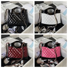 10A channel tote 31bag mode koeienhuid Crossbody Designer Tassen lakleer Schoudertas hoge capaciteit ketting Handtassen schapenvacht kleine portemonnee Messenger portemonnee