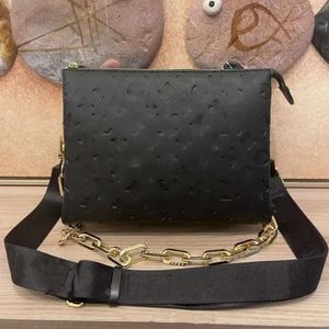 10a coussin tassen hoogwaardige damesontwerper portemonnees schoudertassen crossbody tote vierkante handtassen echt lederen twee riemen ketting messenger tas emed