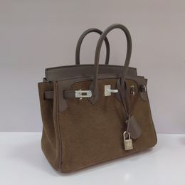 10a sac designer sac en cuir sac de banlieue sac en peau de vache grande capacité sac à main femme 25cm simple tout porter grand sac bandoulière sac fourre-tout sac shopping avec boîte