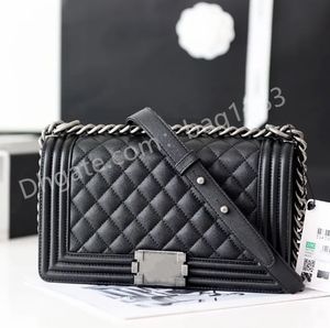 10A Designer Tas Luxe schoudertas Mirror Hoogwaardige Crossbody Designer Tas Hoogwaardige mode Black damesketen Handtas Kleine lederen fliptas met doos