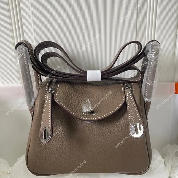 10A bolso de diseñador mini bolso cruzado Bolso de cuero real Bolsos de calidad de espejo de alta calidad Cueros suaves Lychee Cowhide Doctor Handbag Bolsos de mujer Bolsos de moda