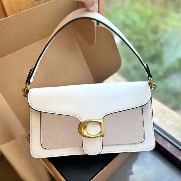 Sac de créateur 10A Épaule tabby vintage pour femmes Sacoche S Même crossbody white Enveloppe Srrap